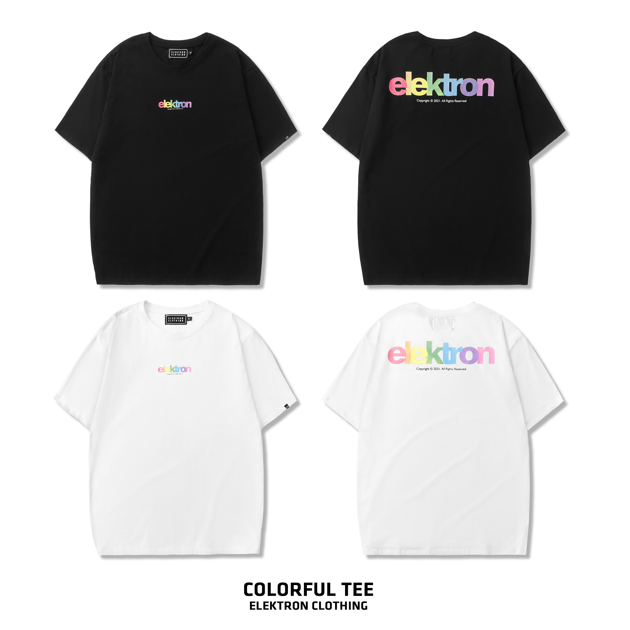 Áo thun Colorful (2 màu) - Elektron Clothing