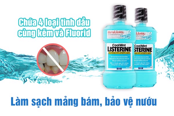 NƯỚC SÚC MIỆNG LISTERINE COOL MINT 250ML