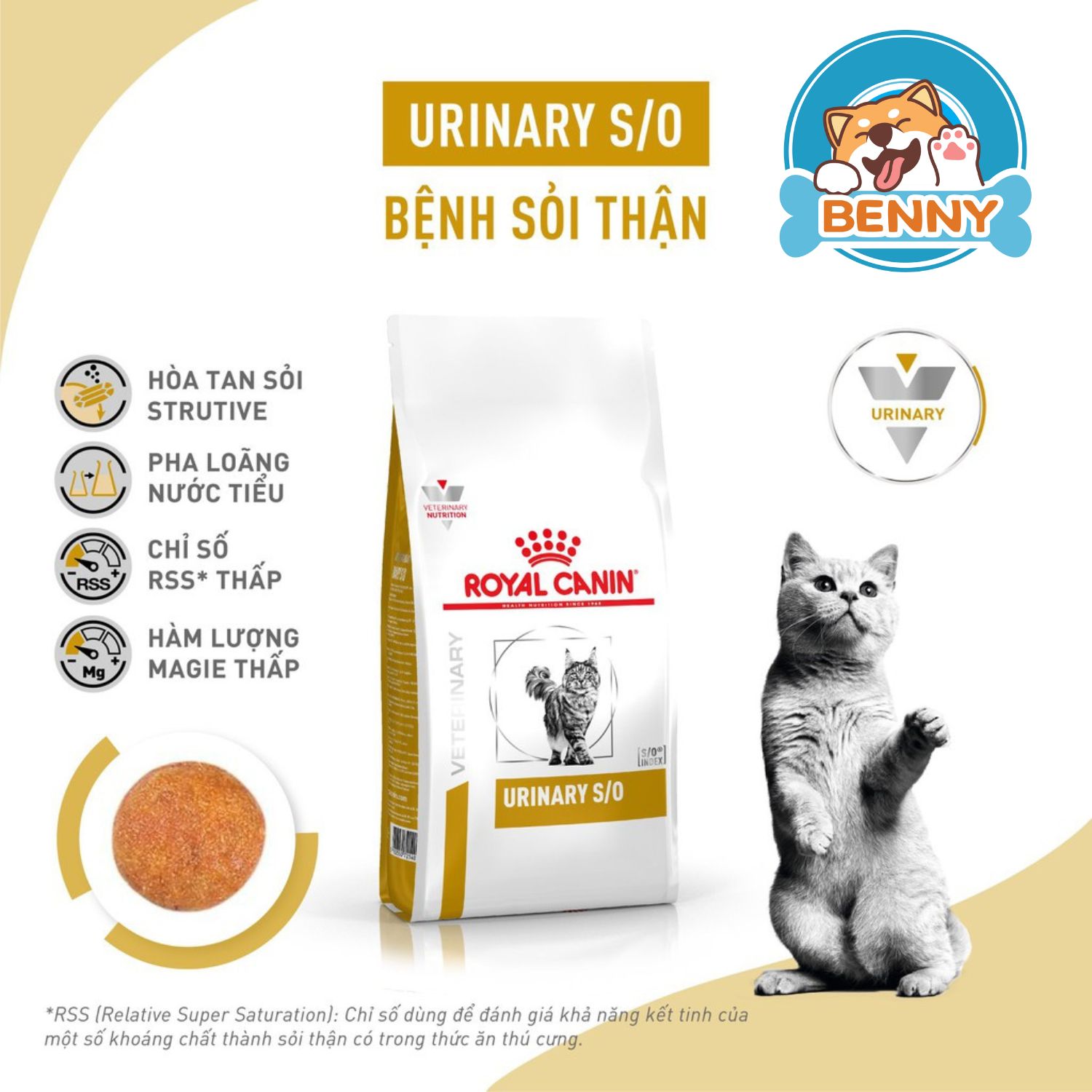 Hạt Royal Canin Urinary S/O Cho Mèo Sỏi Thận 400G