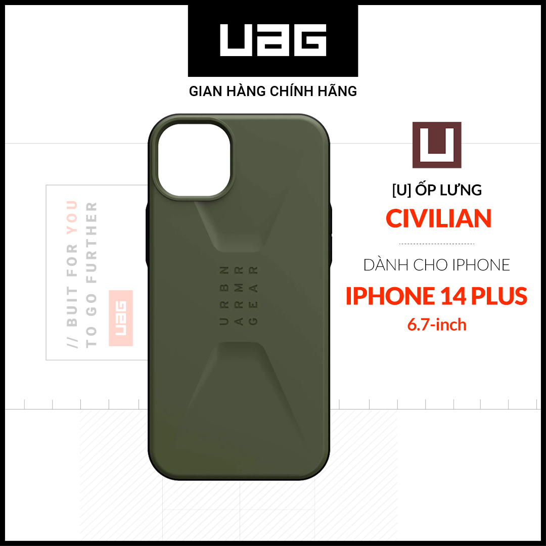Ốp Lưng UAG CIVILIAN Cho iPhone 14 Plus [6.7 INCH]