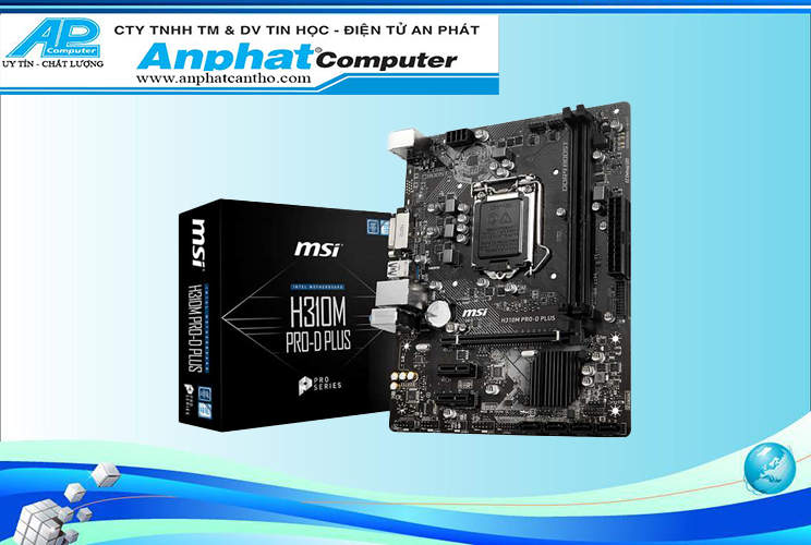 Bo mạch chủ main msi h310m pro-vdh plus - hàng chính hãng - bảo hành 36 tháng