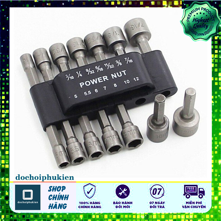 Bộ Tháo Mở Ốc Chuôi Lục Giác 14 món