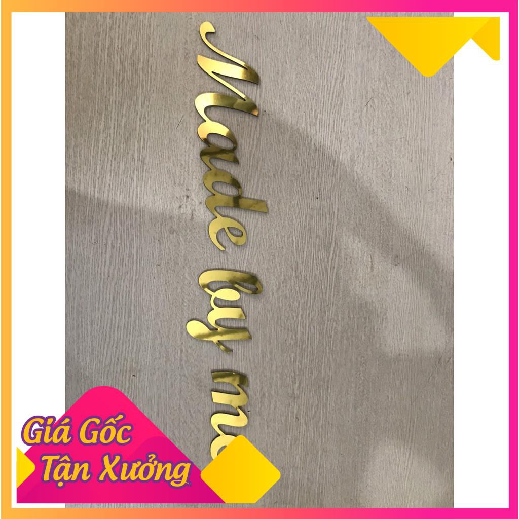 chữ alu gương vàng