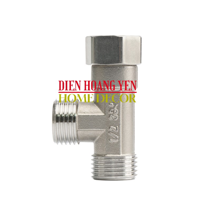 Tê cầu inox 304 không gỉ chia nước bồn cầu và vòi xịt