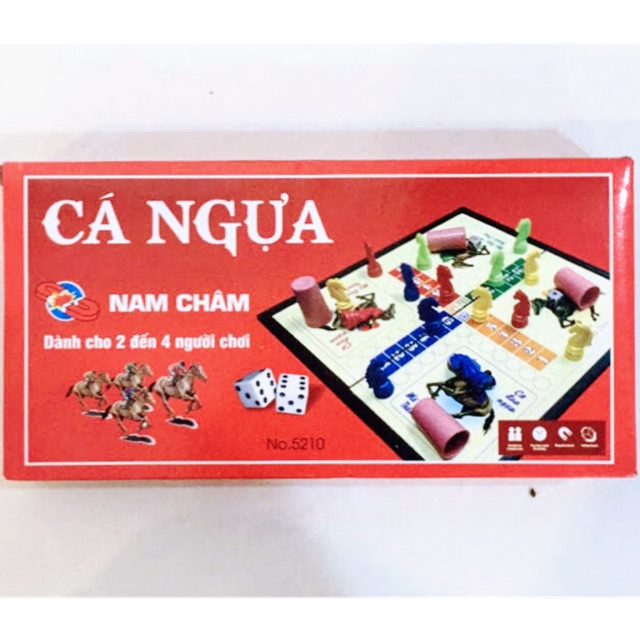 Bộ Cờ Cá Ngựa Nam Châm Cao Cấp 38x42cm- 5230