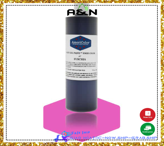 Màu thực phẩm Americolor Fuchsia - 13.5oz