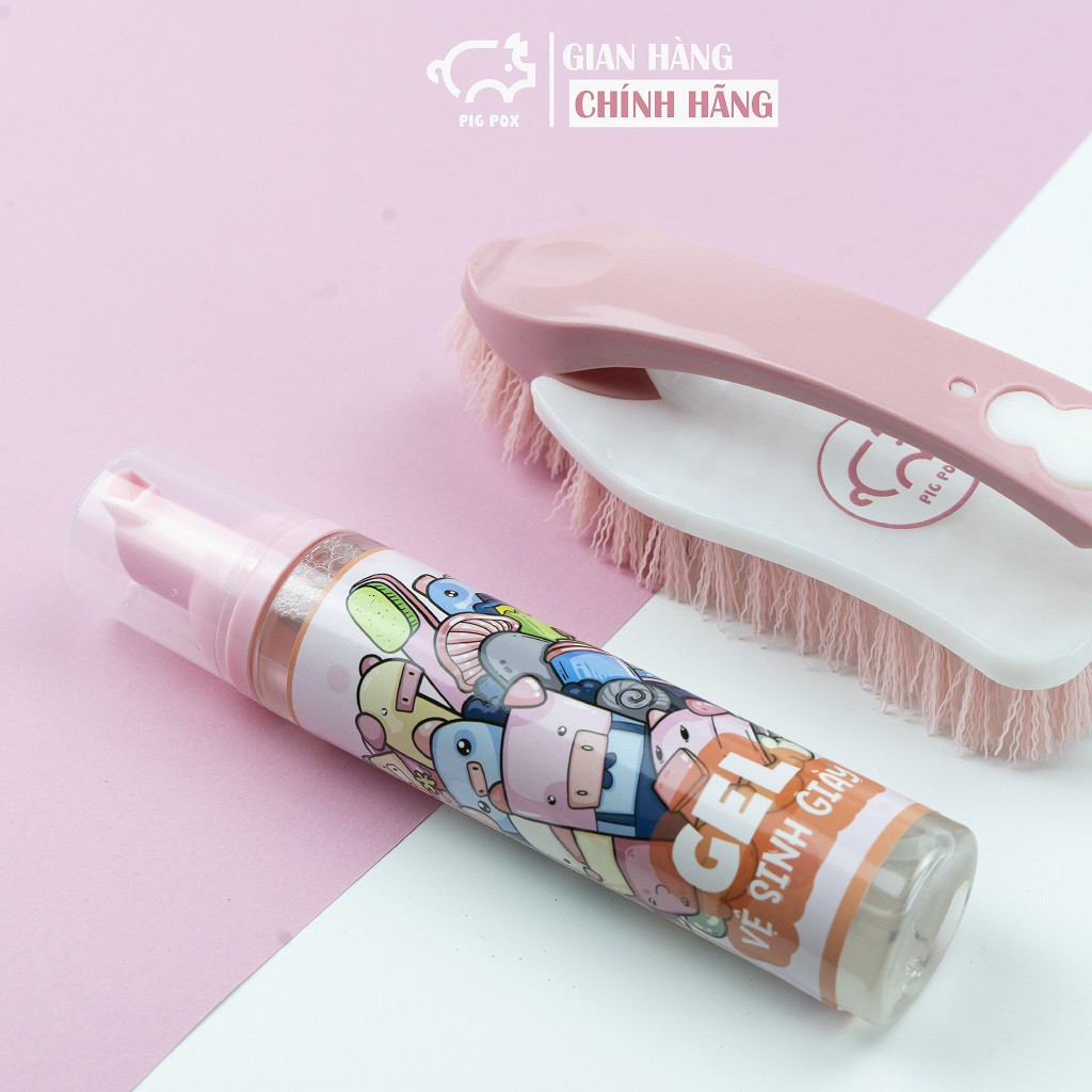 Chai xịt vệ sinh giày PIGPOX dạng gel bọt 100ml