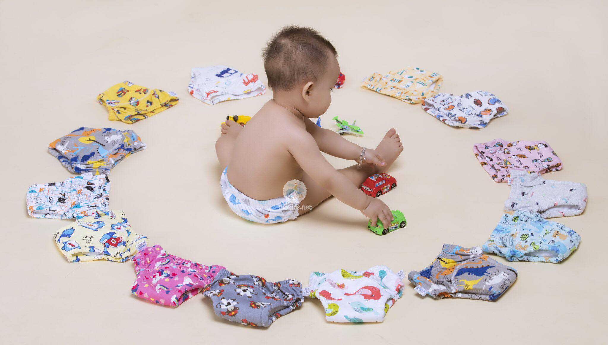COMBO 5 QUẦN BỎ BỈM RIOKIDS