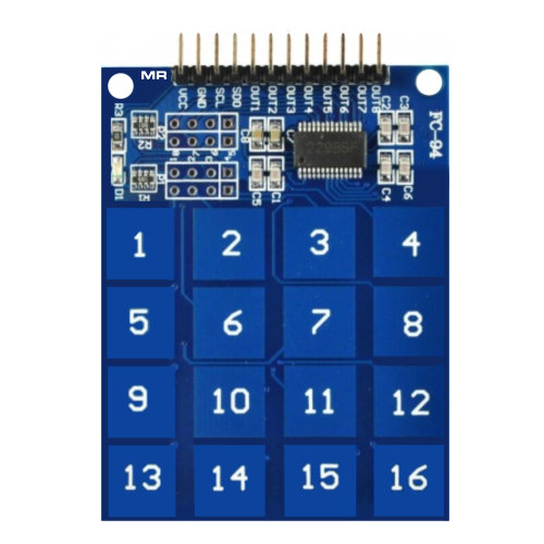 [HCM]TTP229 Bàn Phím Cảm Ứng Điện Dung 16 Phím