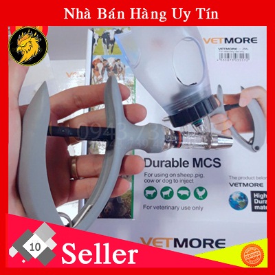 Xy lanh tự động vetmore nhập khẩu từ đức- ống chích gắn chai tiêm gia cầm-ống chích tự động tiêm cho gà đá 0-2ml