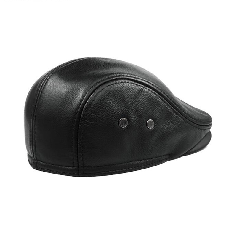 Mũ beret mũ nồi 100% da bò
