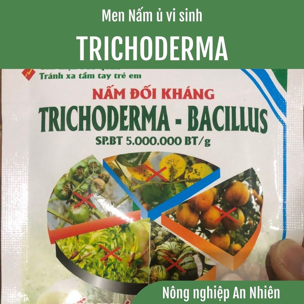 Nấm đối kháng TRICHODERMA-BACILLUS (100g)