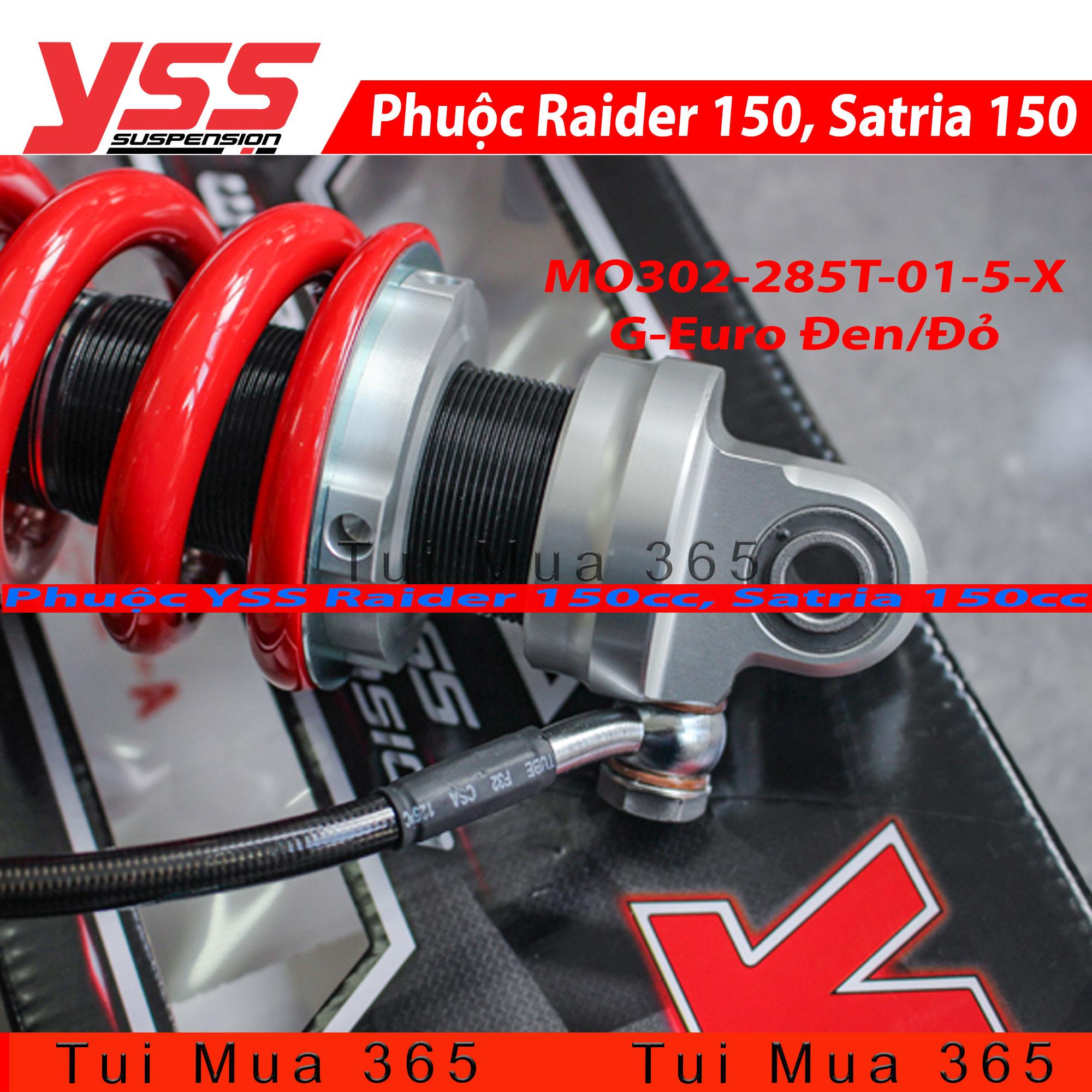 [HCM]Phuộc YSS G Euro Raider 150 Satria 150 Đen/Đỏ