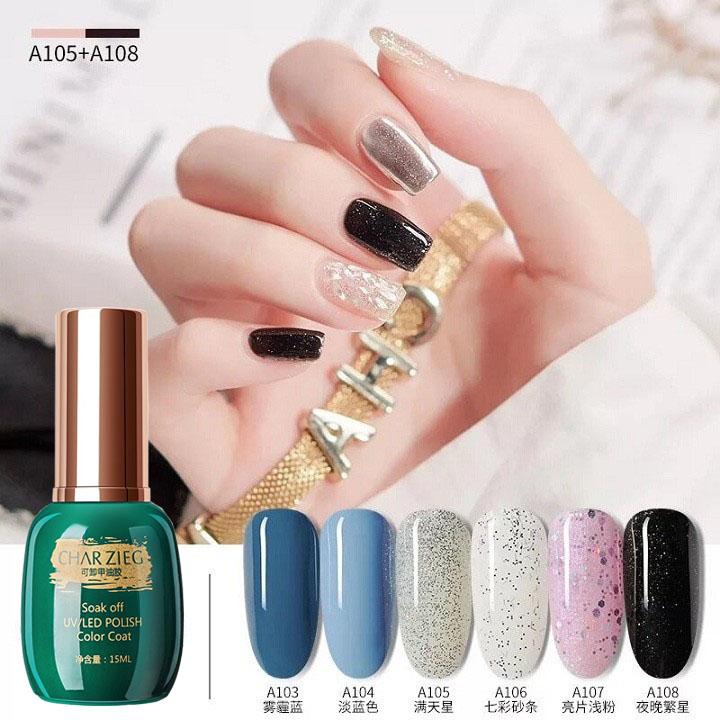 [HCM]Sơn gel Charzieg bảng màu 103-108 15ml