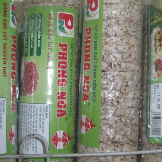 Com bo 3 gói Bánh gạo lứt nguyên hạt