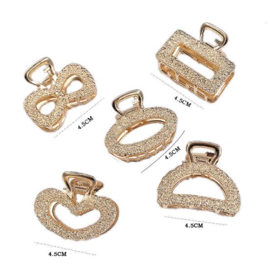 Set 5 kẹp tóc càng cua phong cách hàn quốc dễ thương.