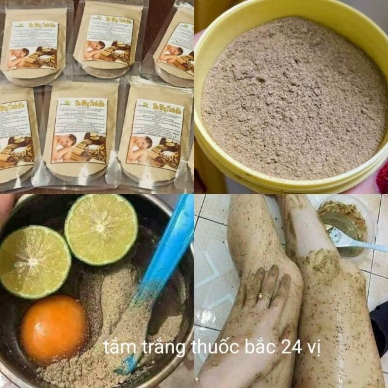 Bột tắm trắng thuoc bắc gói 500gr