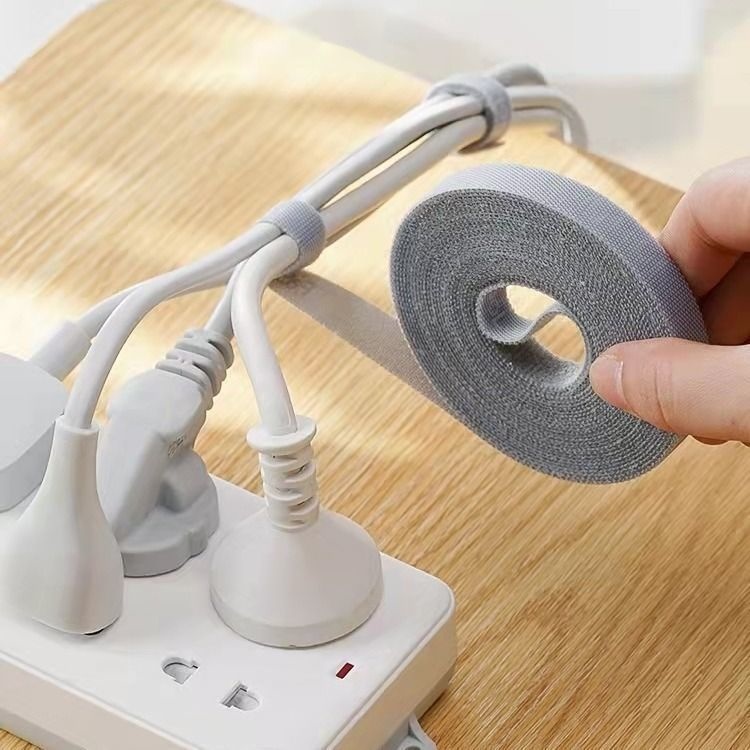 Velcro cable tie line with computer wire data line storage finishing line artifact line organizer Velcro roll