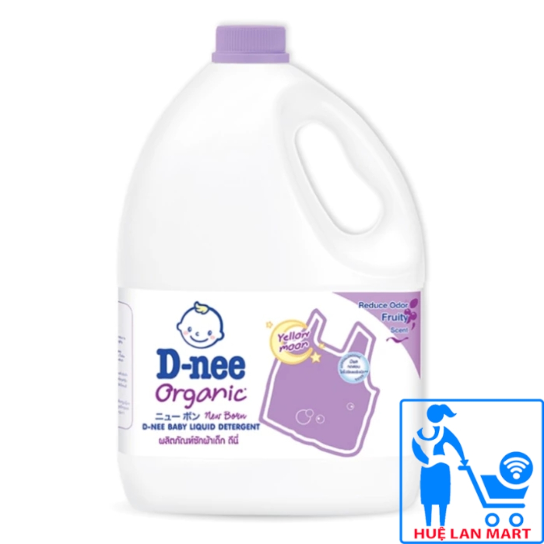 Nước giặt xả d-nee tím chai 3000ml