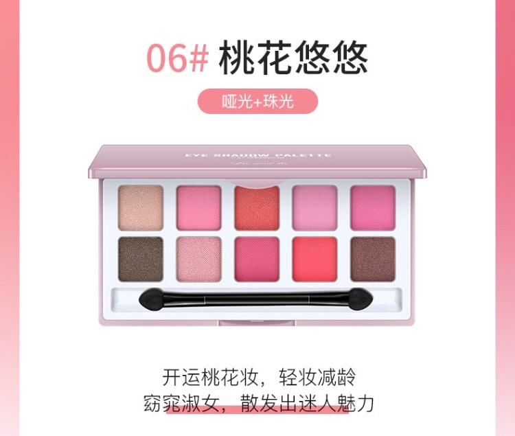 Bảng phấn mắt 10 màu Lameila (5020)