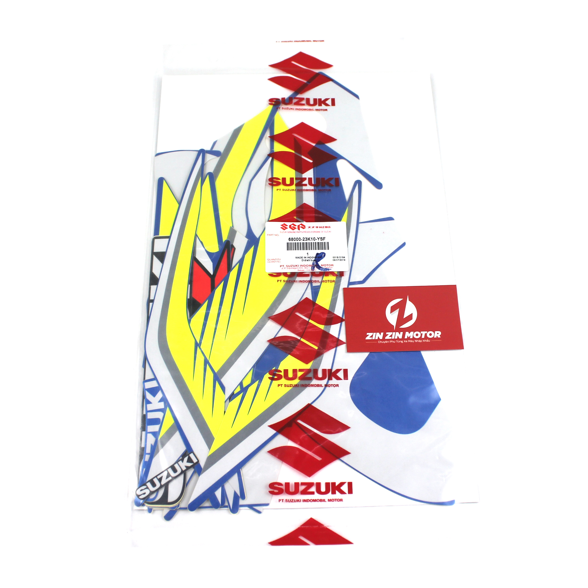 Stamp set green GP - GSX R150-68000-23k10-ysf-Zin Zin motor