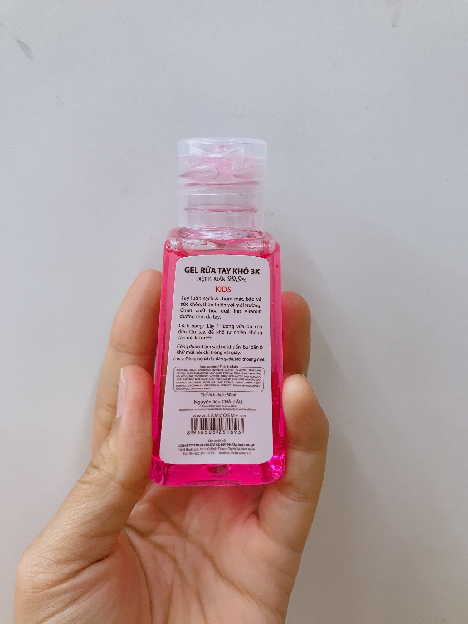 GEL RỬA TAY KHÔ - 3k