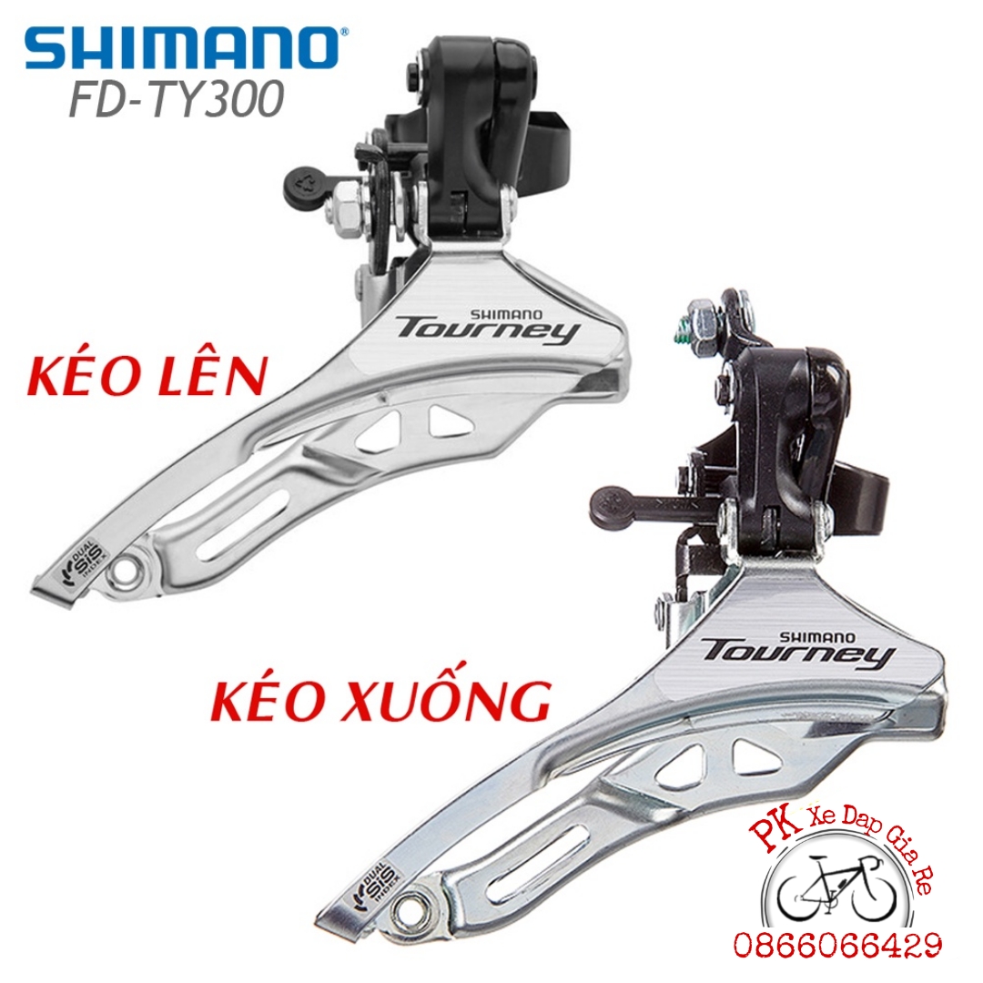 Sang đĩa shimano ty300 chính hãng, gạt đĩa xe đạp shimano - pk xe dap gia re