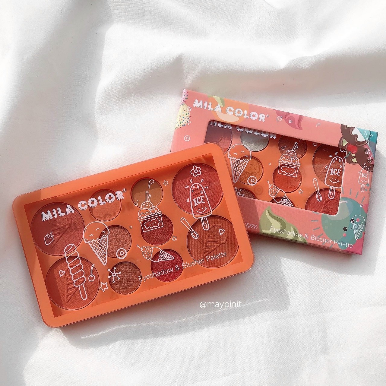 Phấn mắt + Má hồng MILA COLOR ICE CREAM