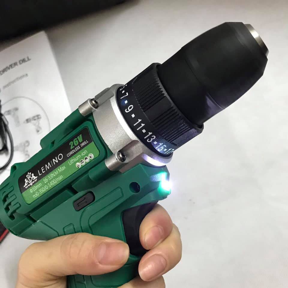 Máy Khoan Pin Limino 26V 100  Lõi Đồng
