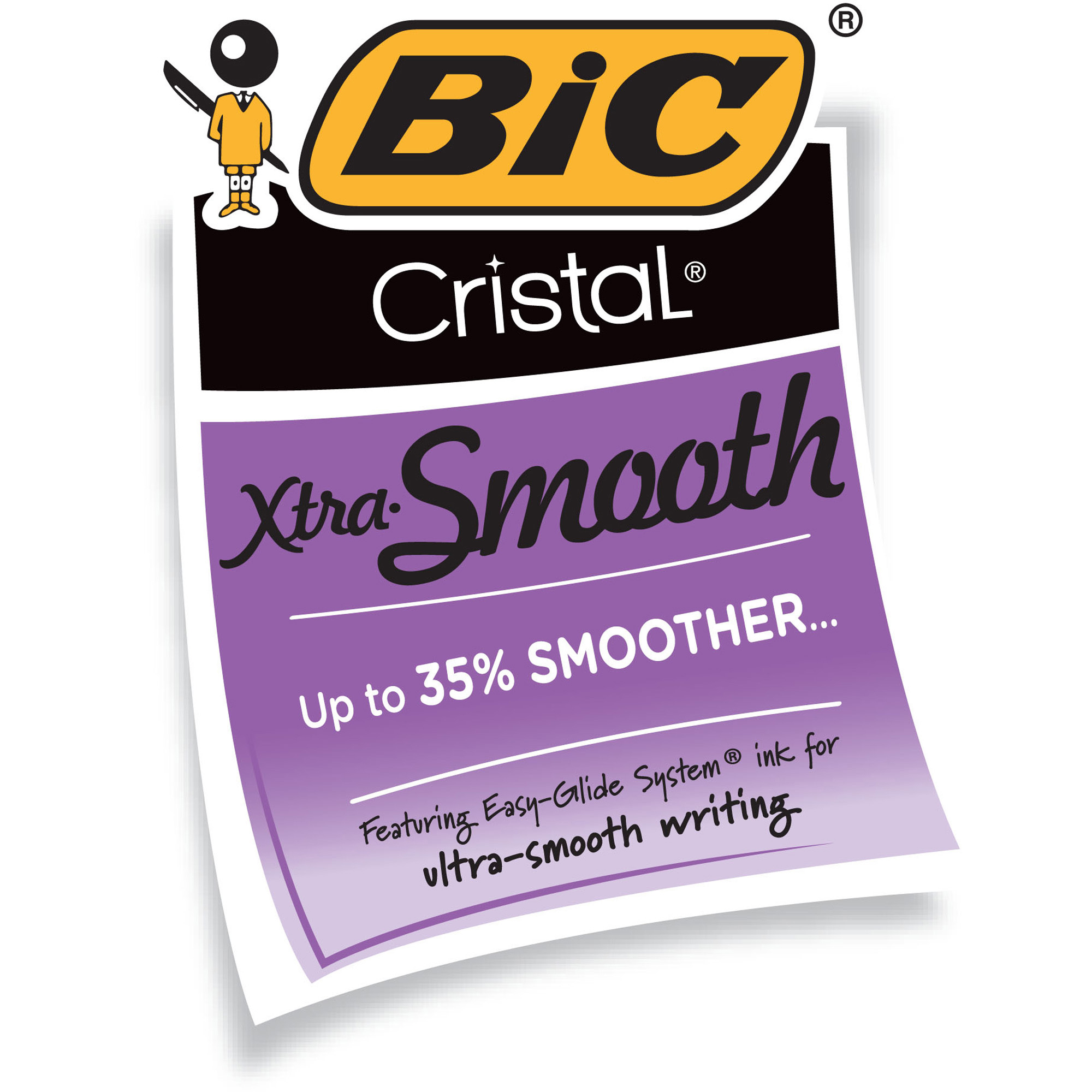 [HCM]COMBO 4 BÚT BI BIC ĐEN PEN TAPPING THÂN TRONG CRISTAL