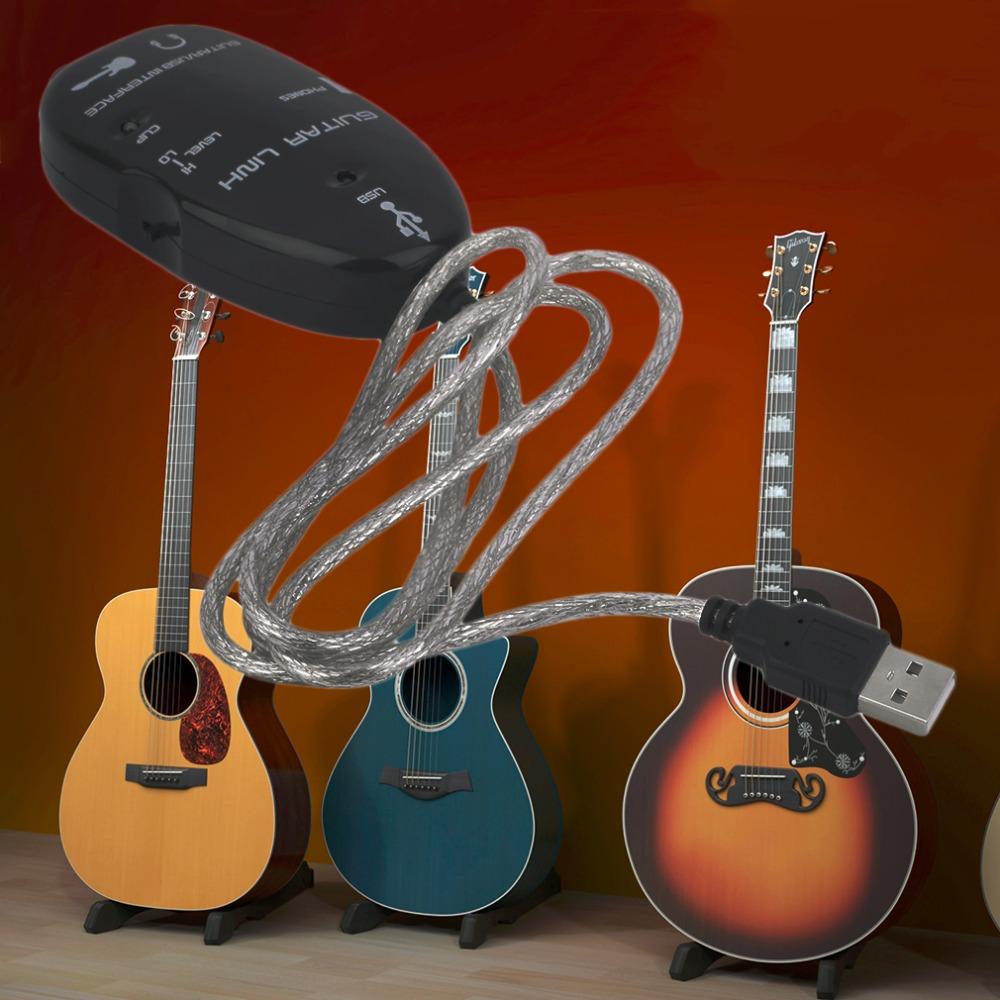 Cáp USB Guitar Link Kết Nối Đàn Guitar Với Máy Tính