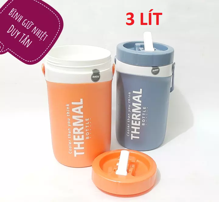 [HCM][LOẠI LỚN 3 LÍT] Bình Đá Giữ Nhiệt 3 Lít Matsu Duy Tân có vòi tại nắp, có quai xách, giữ lạnh, nóng lâu