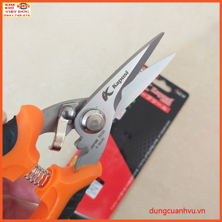 Kéo cắt tỉa cành cây Kapusi lưỡi thẳng
