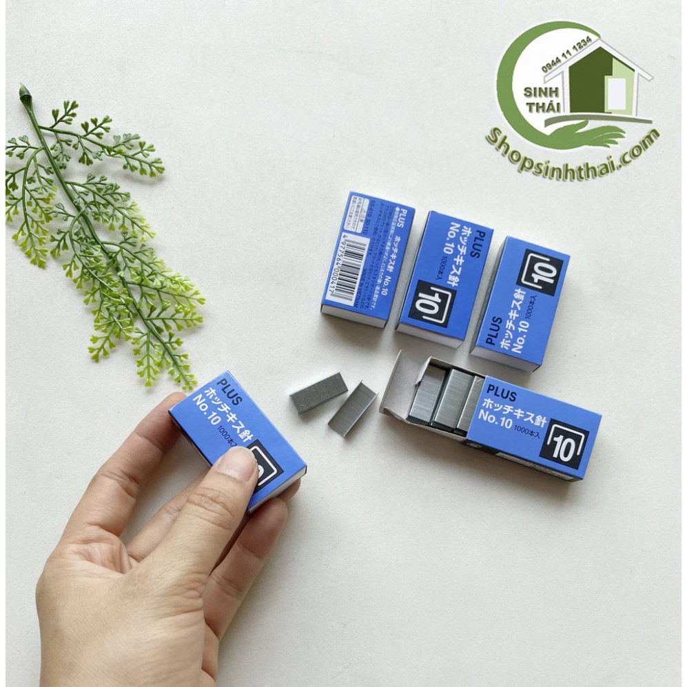 [HCM]Hộp kim bấm ngòi bấm kim số 10 Plus ( 2 hộp )