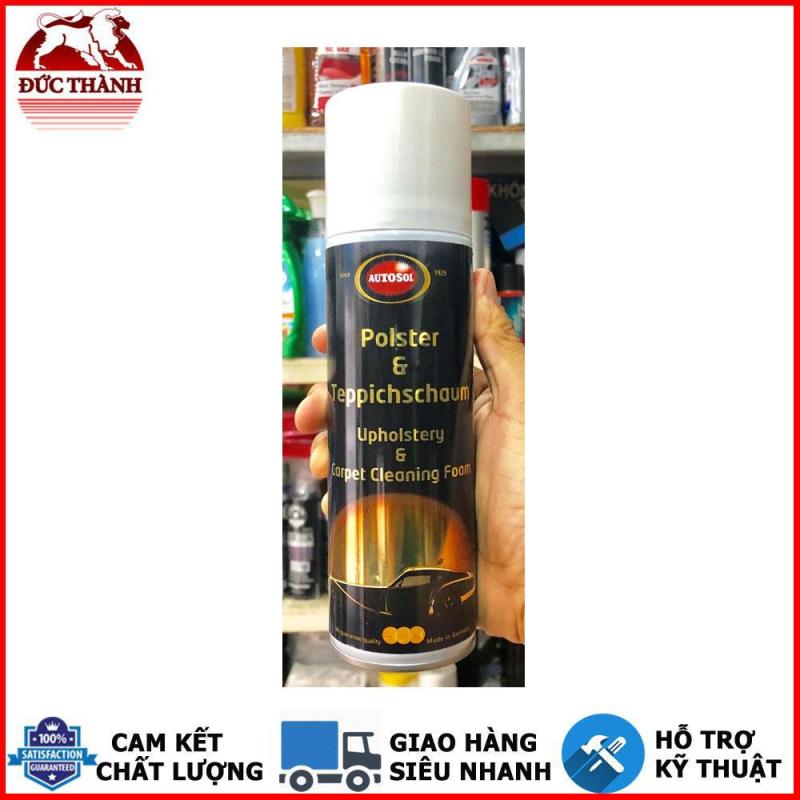 DUNG DỊCH VỆ SINH GHẾ DA, GHẾ NỈ, NỘI THẤT, VẢI,.. DẠNG BỌT TỪ ĐỨC AUTOSOL UPHOLSTERY AND CARPET CLEANING FOAM #0731 300ML