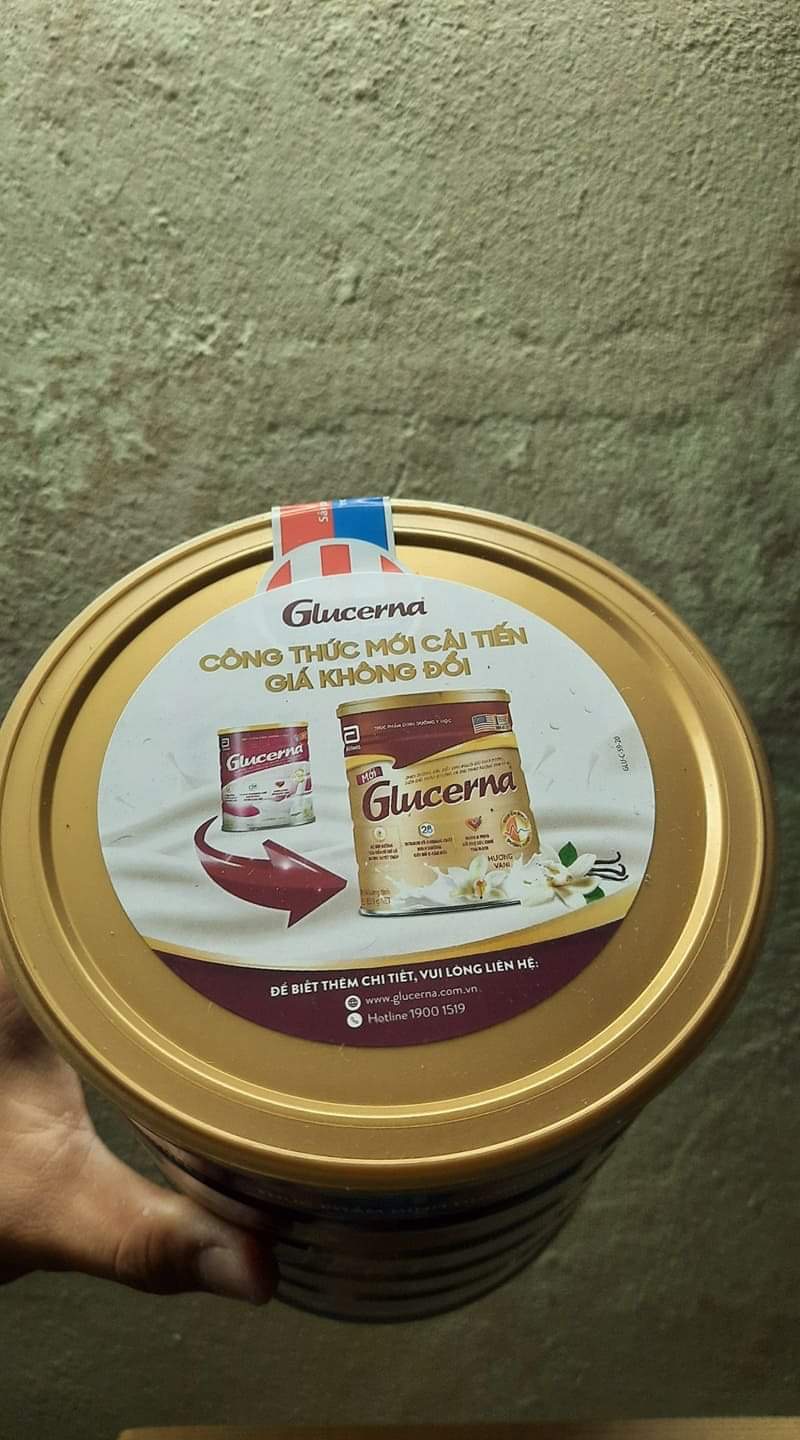 Sữa Bột Glucerna Hương Vani 850g