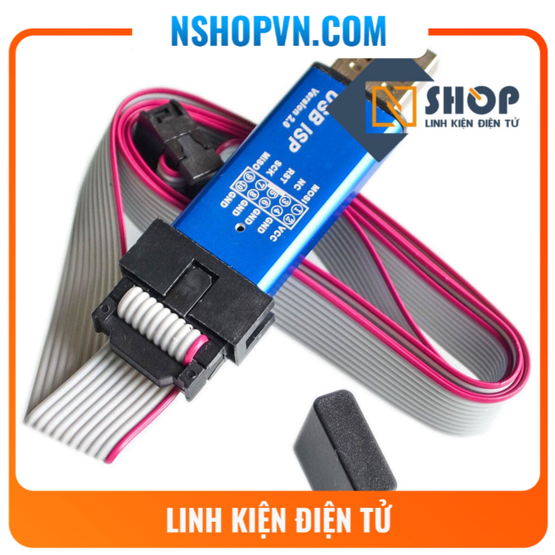 Mạch nạp AVR ISP USBasp vỏ nhôm