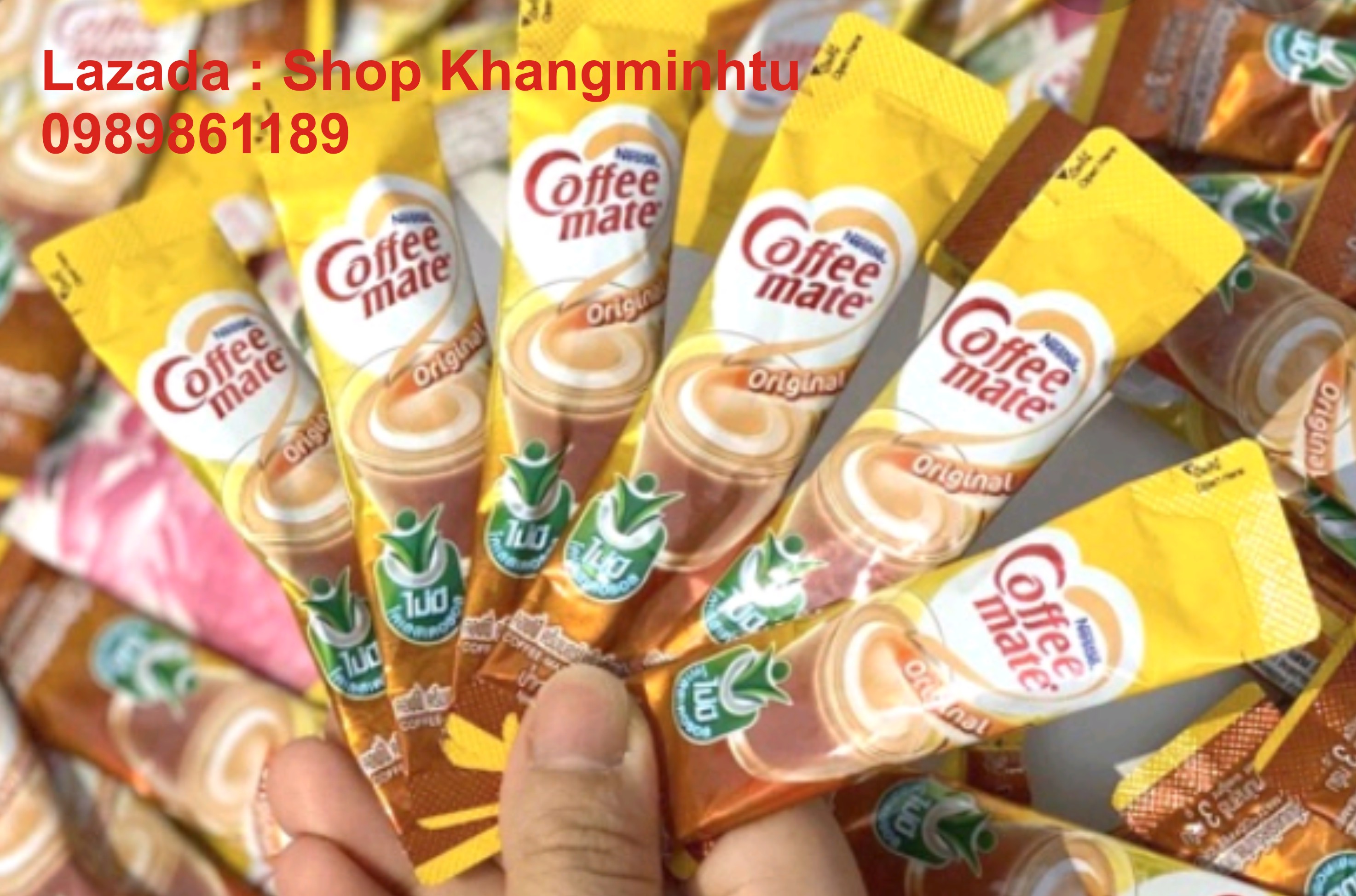[HCM] Bột kem Coffee  Mate 3gram (bịch 50 gói nhỏ) - Nestle