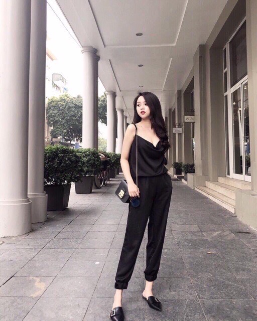 ÁO HAI DÂY CỔ ĐỔ -ÁO HAI DÂY PHI LỤA