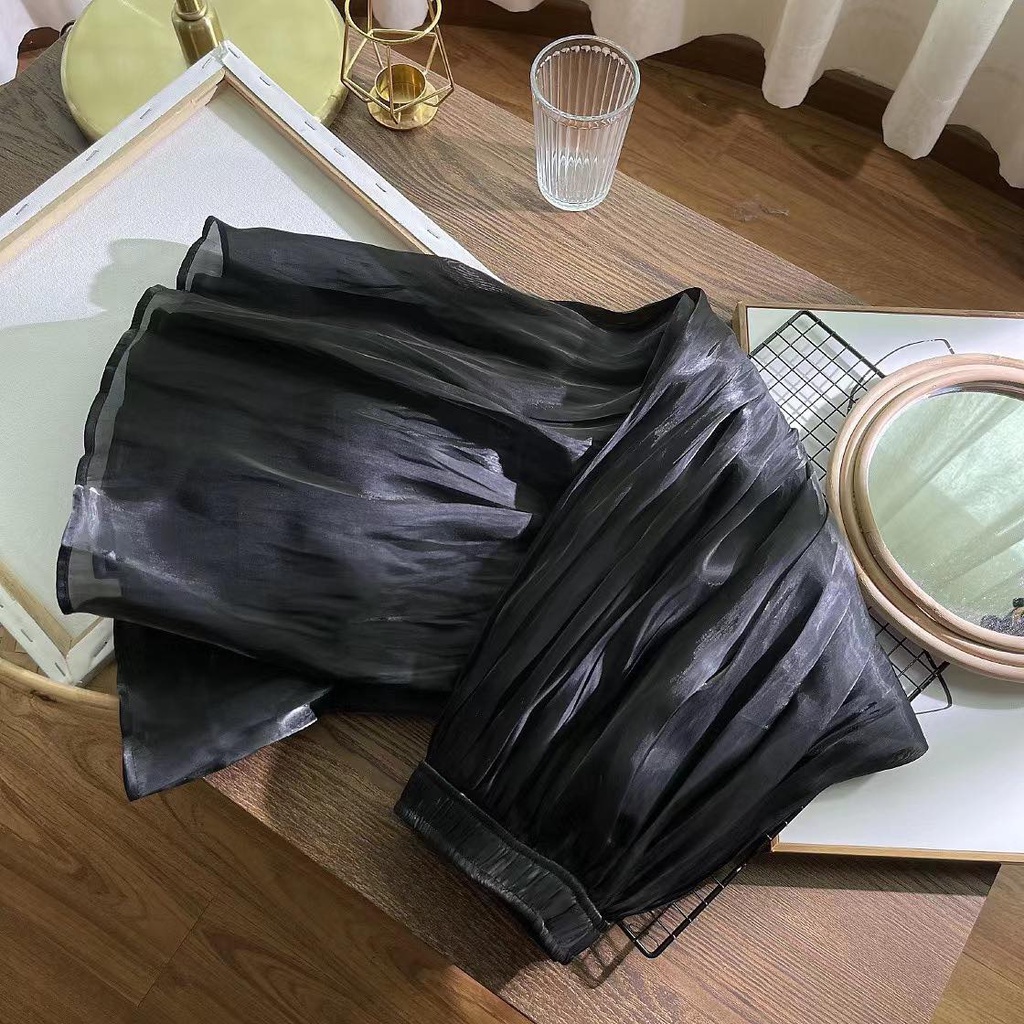 Chân váy Organza dáng dài SALOM