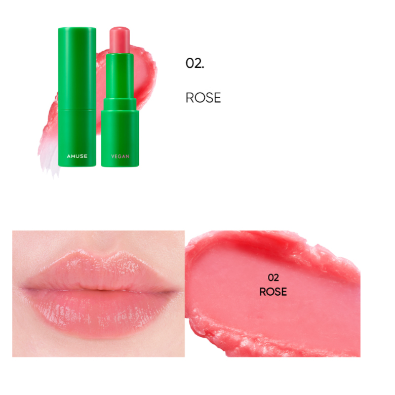 Dưỡng Môi Thuần Chay AMUSE Vegan Green Lip Balm