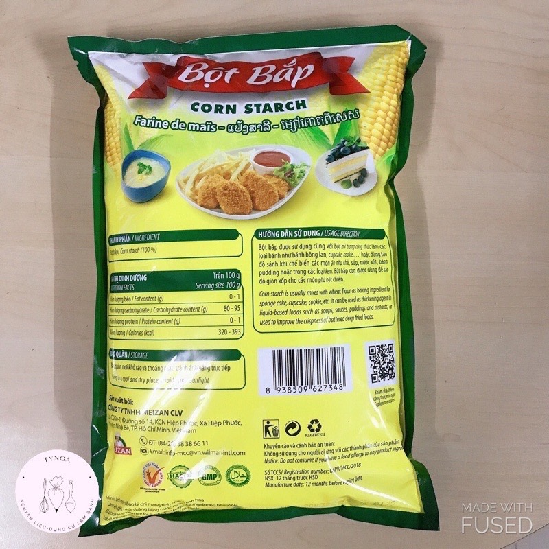 Bột bắp Meizan corn starch 100g