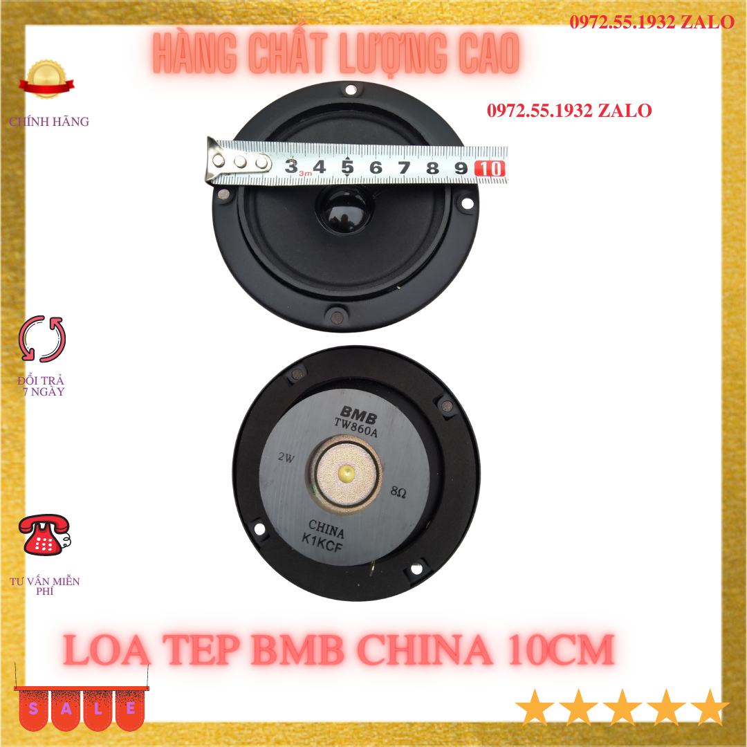 2 Chiếc loa tép bmb 10cm CHINA XỊN  nhập khẩu - giá 1 đôi