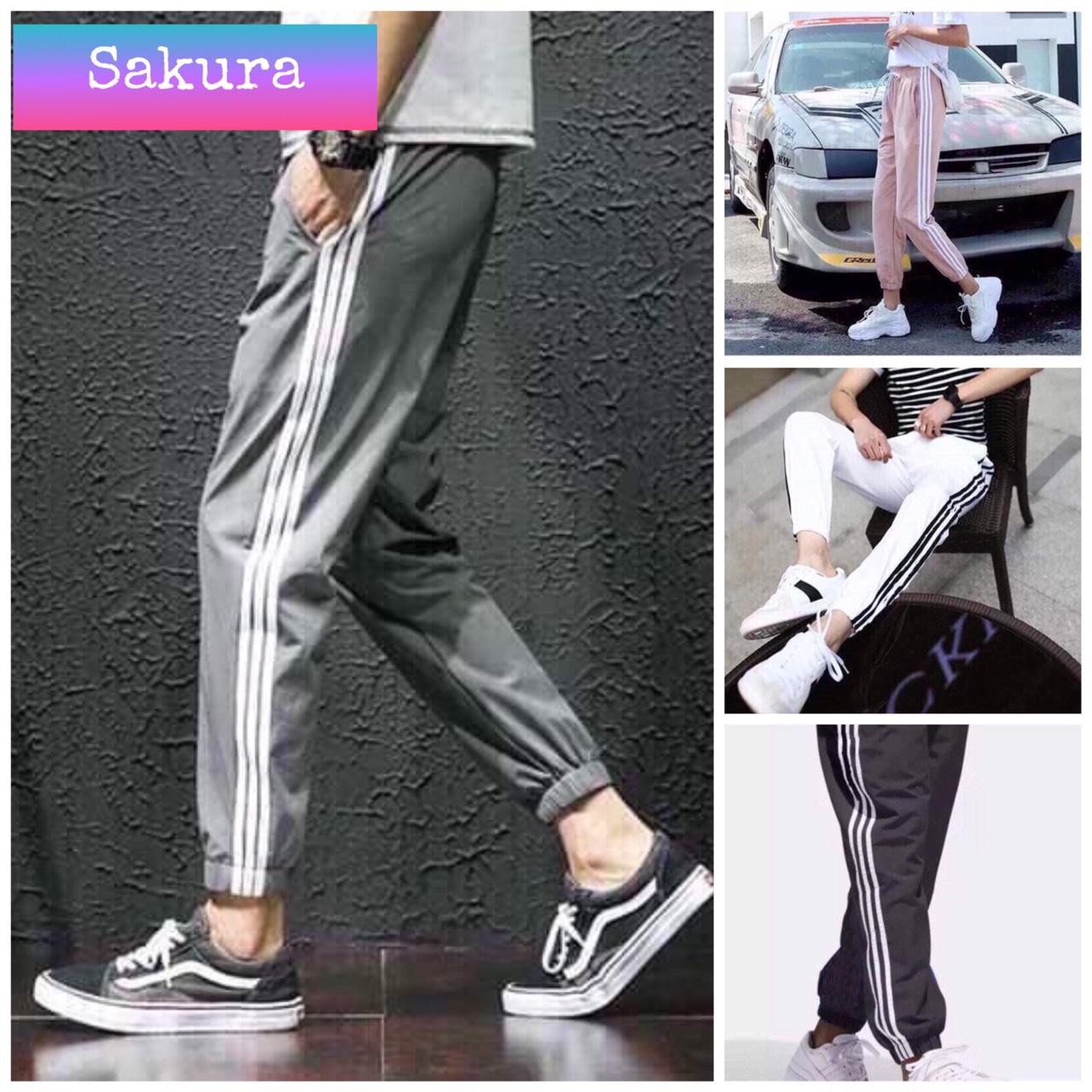 [HCM]Quần Jogger Unisex 3 Line Nam Nữ Đều Mang Được