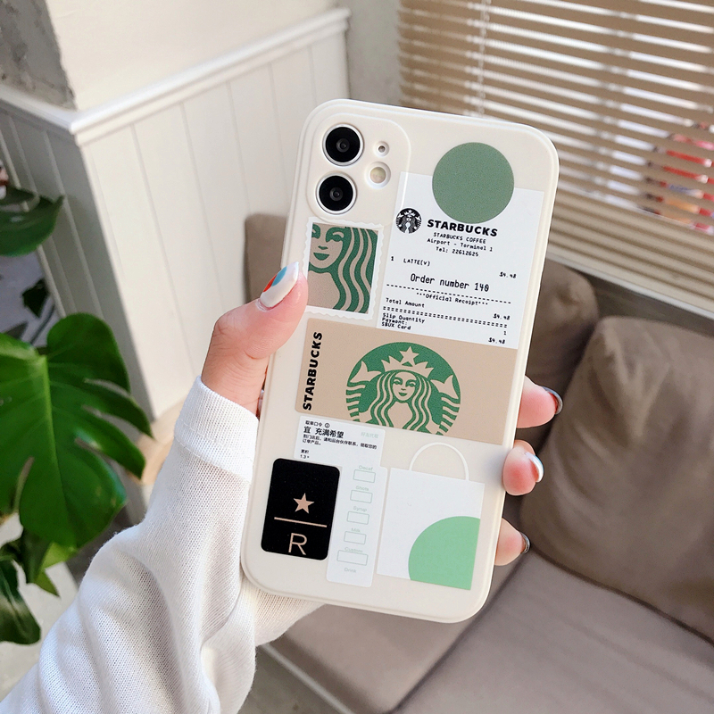 Ốp iphone bảo vệ cam,ốp lưng hình ly nước Starbuck - Sam Case