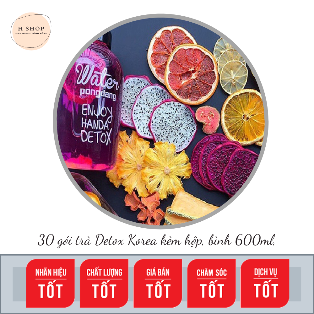 Box 30 pack detox tea dried fruit tea weight loss, the honey-detox Korea-vase pongdang 600ml