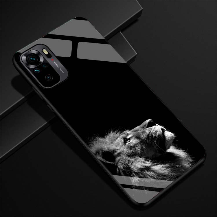 Ốp Xiaomi Redmi Note 10, Note 10s, Note 10 Pro, Note 10 5G Lưng kính cường lực Sáng Bóng