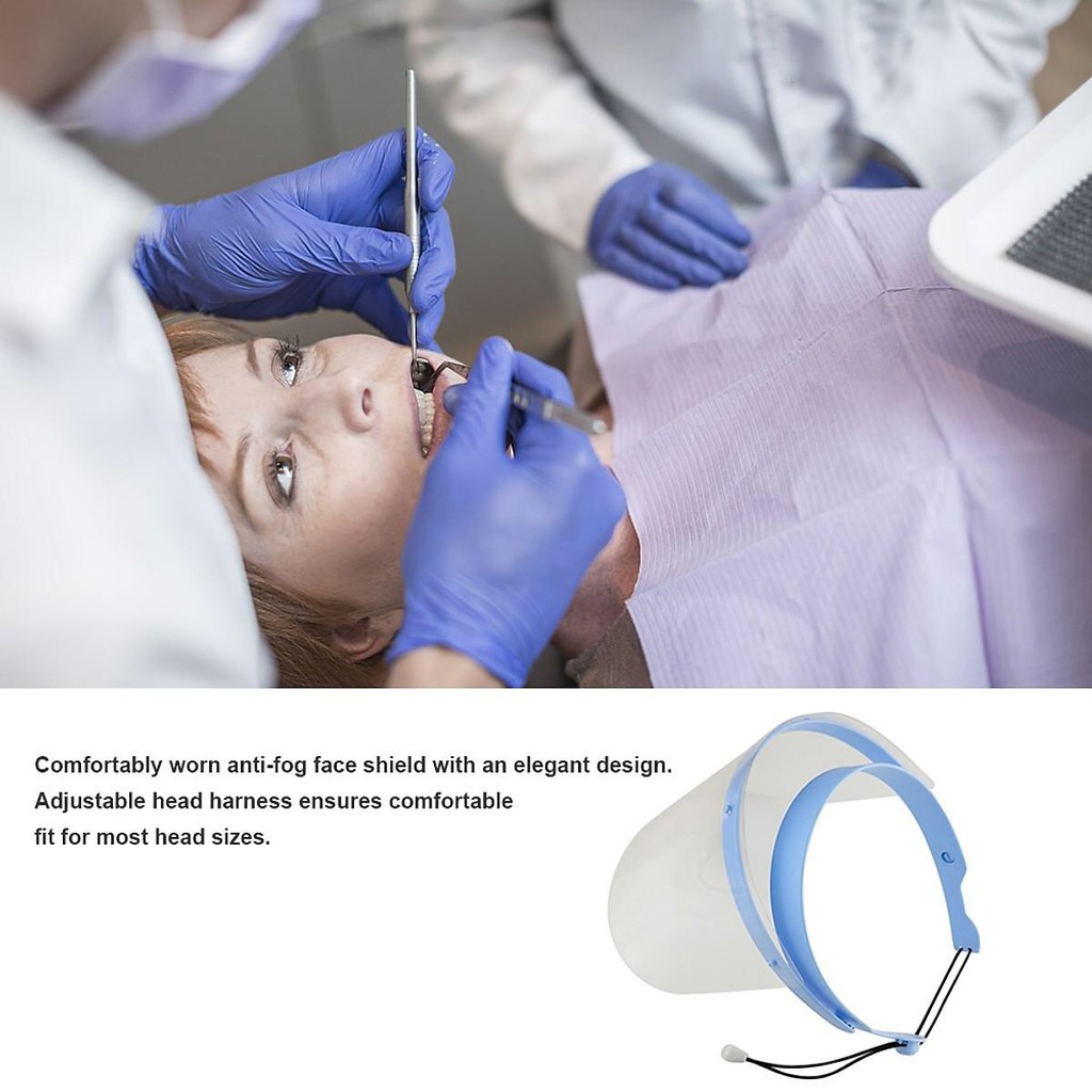 [HCM]Kính che mặt (full face shield) chắn giọt bắn