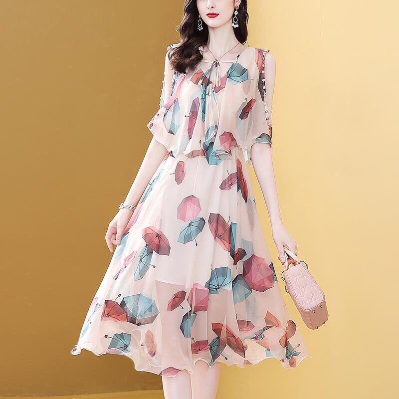[HCM]  Đầm Xòe Họa Tiết Hoa Xinh Xắn BEYEU1688 - BY4417