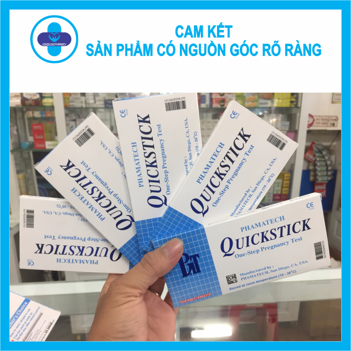 [CHÍNH HÃNG] Que thử thai Quickstick - độ nhạy và độ chính xác rất cao